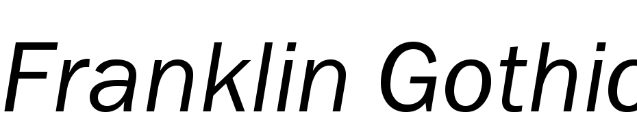 Franklin Gothic Book C Italic Font Download Free